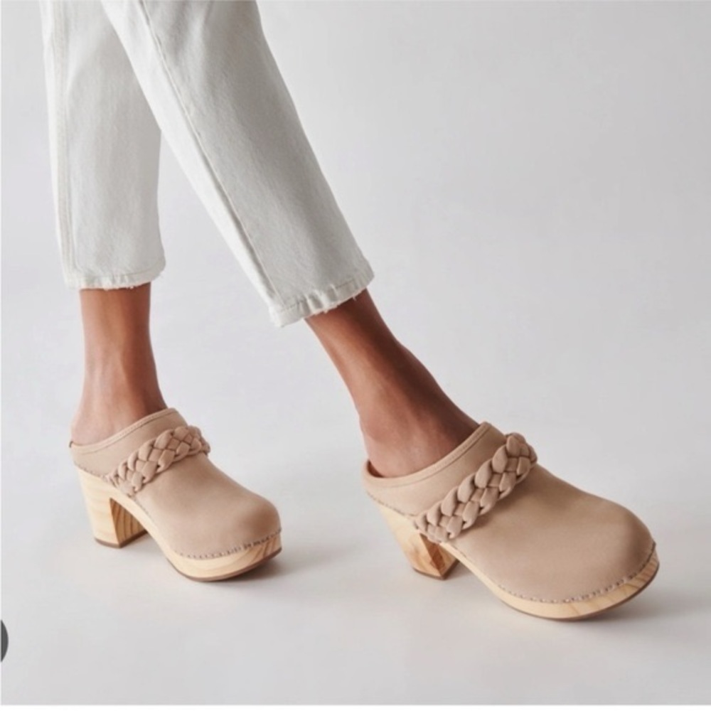 Dolce Vita Tan Braided Mules